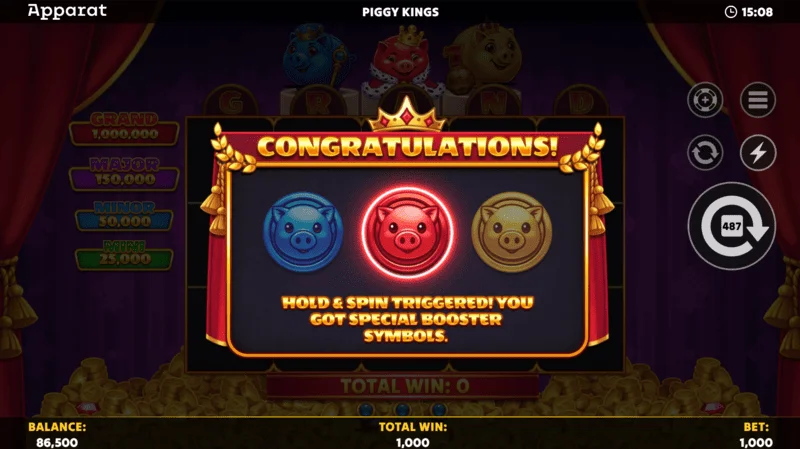 Piggy Kings - Free Spins með Crown Scatter